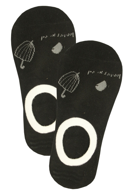 Himi bavlnené skryté ponožky s obrázkom - 3 ks MIX veľkosť: 35-38