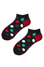 Veselé nízke ponožky s bodkami 5610