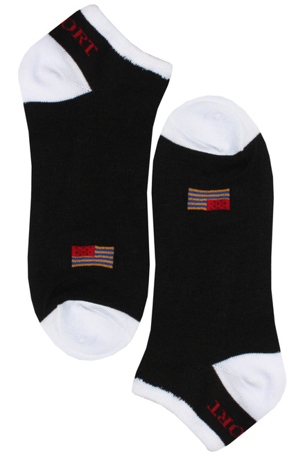 USA Crazy členkové ponožky - 3 páry MIX veľkosť: 43-47