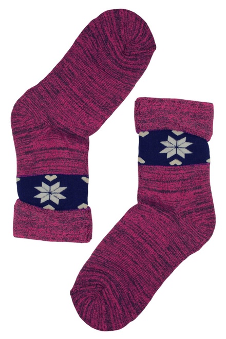 Dámske zimné ponožky - 2 páry MIX veľkosť: 35-38