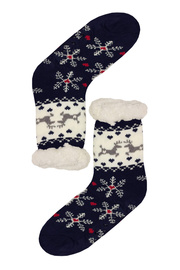 Mounty dark hrejivé ponožky baránok WW058