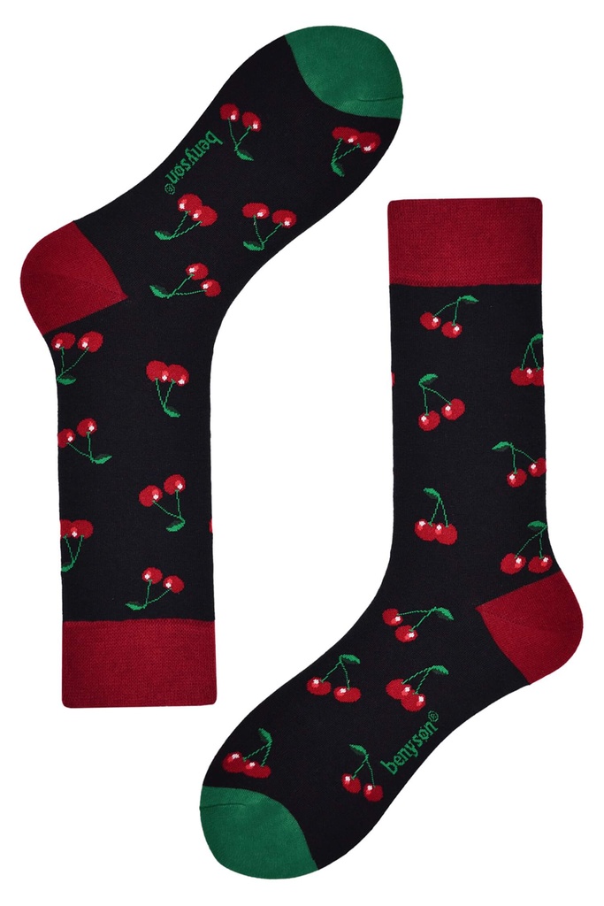 Sweet cherry vysoké ponožky s obrázkami 052