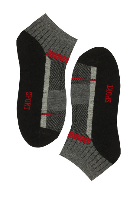 Športové členkové ponožky pánske XM2242 - 3 páry MIX veľkosť: 44-47