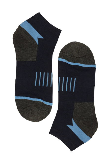 Športové členkové ponožky zdravotné XM2238 - 3 páry