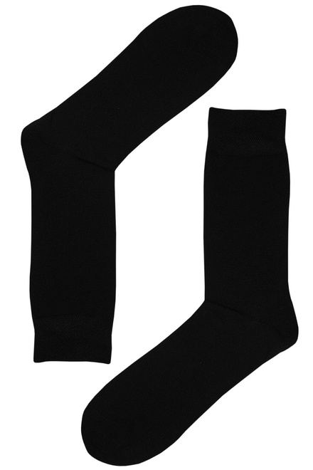 Pánske maxi ponožky XXL bavlnené čierna veľkosť: 47-52