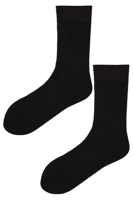 Pánske klasické ponožky bambus S230C - 3 páry čierna veľkosť: 40-44