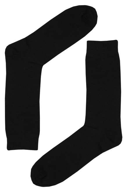 Pánske maxi ponožky k obleku 6221-5 párov čierna veľkosť: 47-52