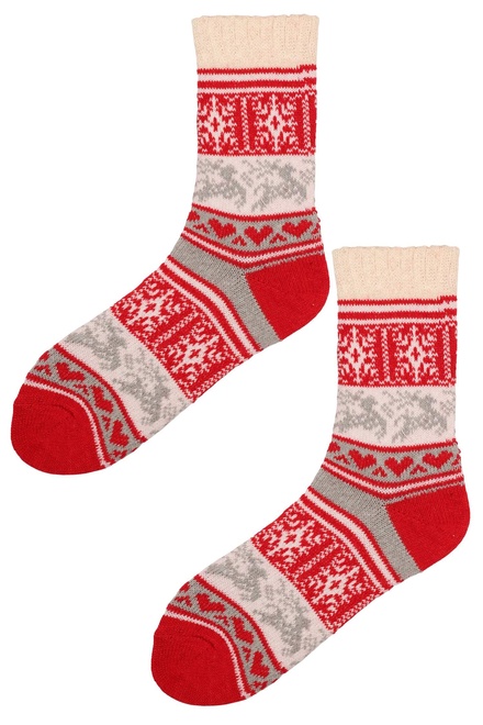 Zimné ponožky termo s vlnou DW02 viacfarebná veľkosť: 39-42