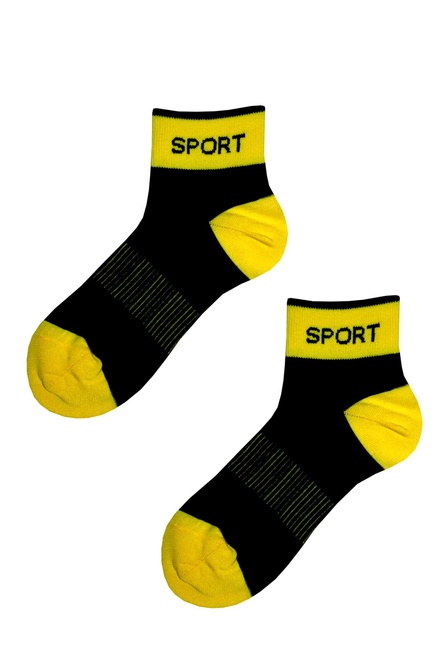 Dámske ponožky šport yellow SPT2 žltá veľkosť: 35-38