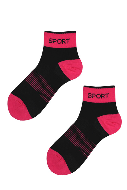 Dámske ponožky šport pink SPT2 ružová veľkosť: 39-42