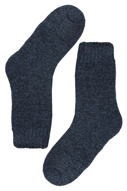 Hrejivé ponožky alpaka WZ02 hnedá veľkosť: 40-43