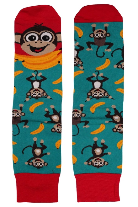 Veselé vysoké ponožky opička 1979