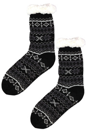 Snowy dark huňaté ponožky baránok MC 113