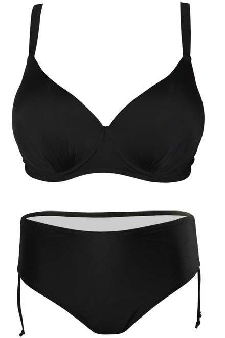Audra Black plavky pre plné tvary S974 čierna veľkosť: 4XL