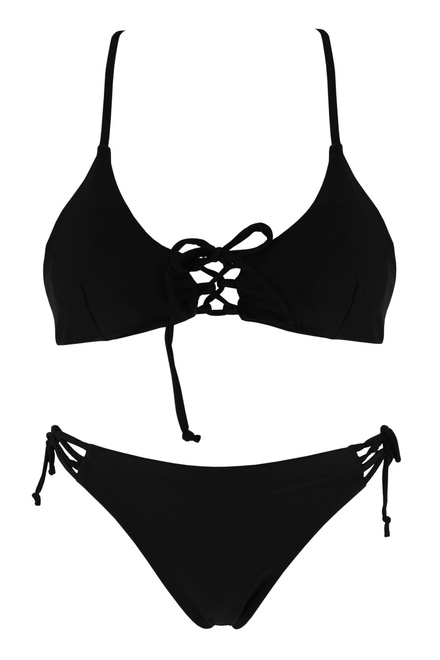Lesley plavky vykrojené S18-66  čierna veľkosť: L
