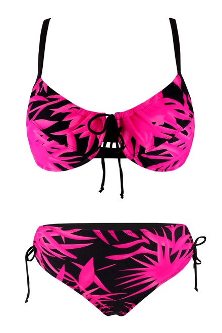 Espada Pink dvojdielne plavky bez výstuže P348 ružová veľkosť: 4XL