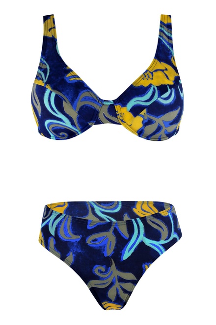 Marbela dámske plavky bez výstuže tmavo modrá veľkosť: XL