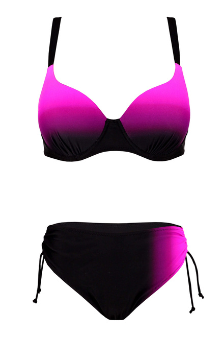 Adriena dámske dvojdielne plavky s výstužou S1163 ružová veľkosť: 3XL