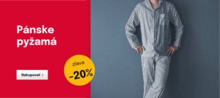 Zľava 20 % na pánske pyžamá